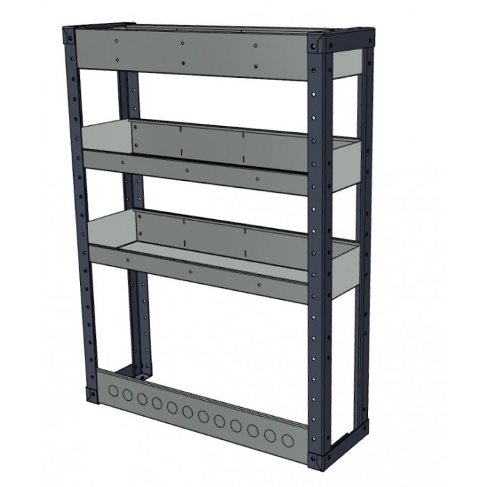 Van Shelving Unit 1000h x 750w x 335d - 3 Shelf - MSU1733