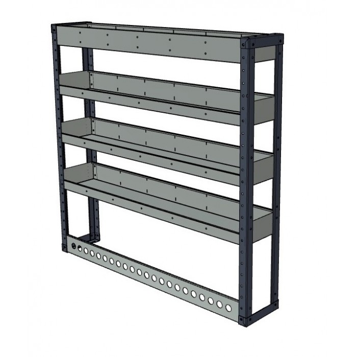 Van Shelving Unit 1200h x 1250w x 335d - 4 Shelf - MSU121234