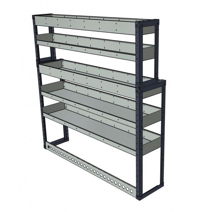 Van Shelving Unit 1500h x 1500w x 435d - 5 Shelf - MSU1515435