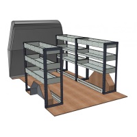 Ford Transit Custom 2012 Onwards L1 H1 Full Van Shelving Kit - MVKS024