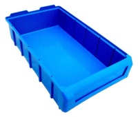 Ten MetRax 400mm Plastic Bins To Suit 435mm Deep Units - A013 x 10