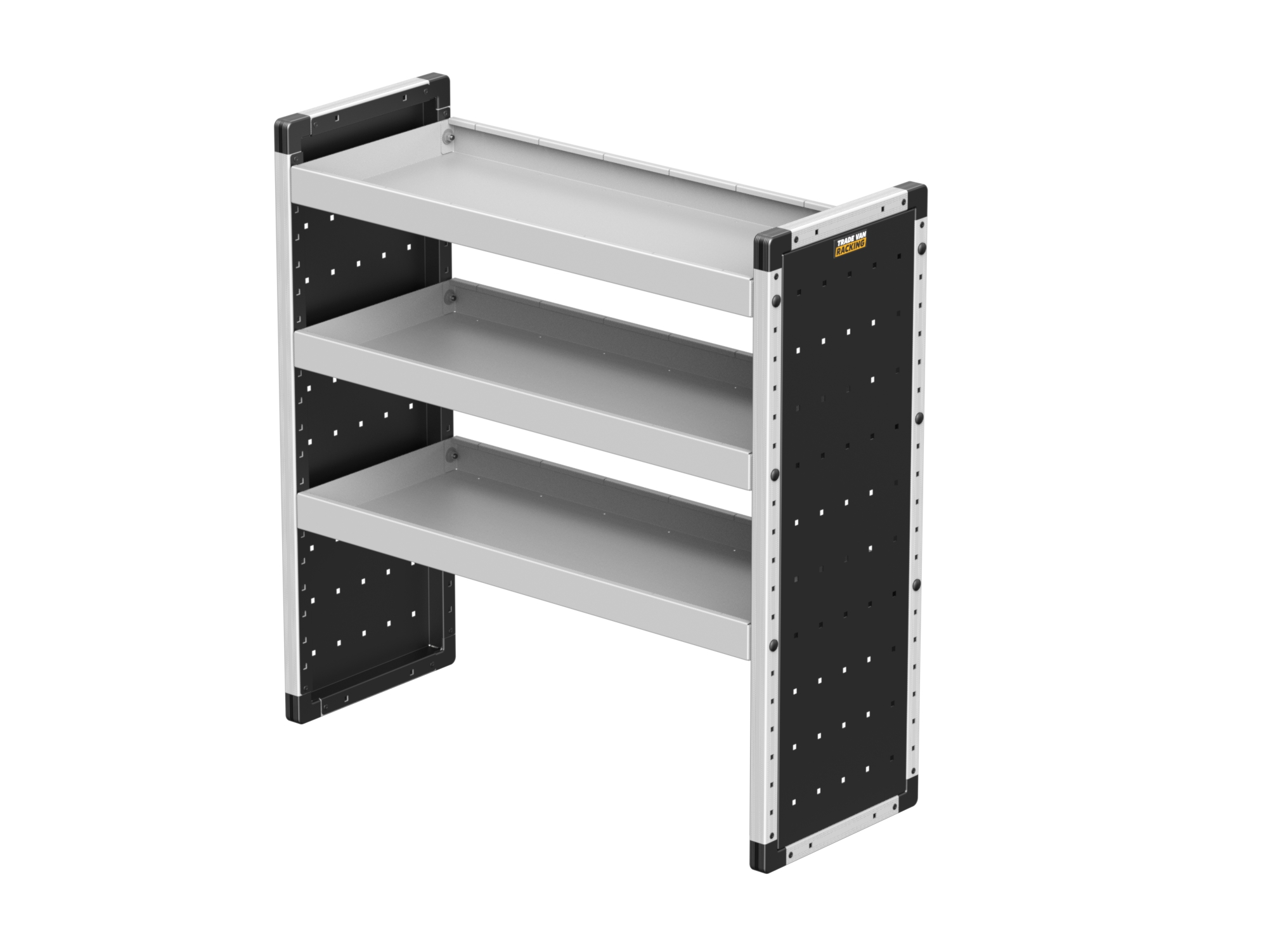 Standard Wide Van Aluminium Shelving and Van Aluminium Racking Storage Systems